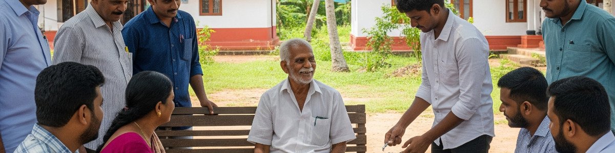 Community support for elderly care in Kerala