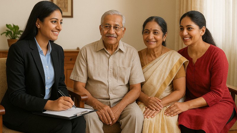 Professional nursing service providing support and guidance to Kerala families